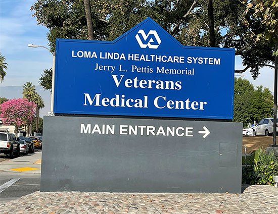 Loma Linda Veterans Medical Center Main Enterance
